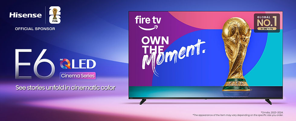 Hisense 85" Class E6 Series Hi-QLED 4K Fire TV