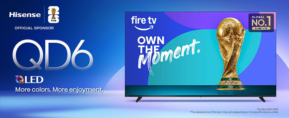 Hisense 85" Class QD6 Series QLED 4K Fire TV

