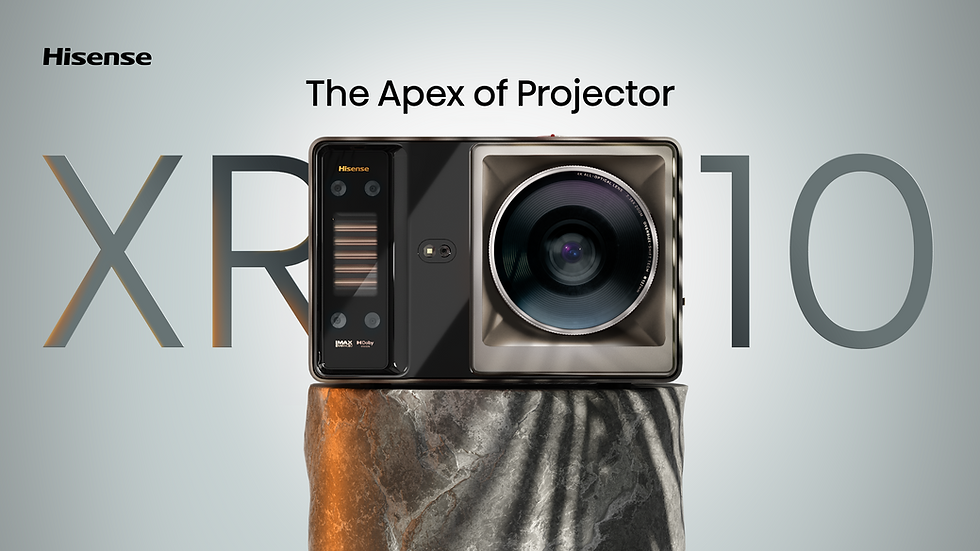 Hisense XR10 4K Triple Laser Smart Projector